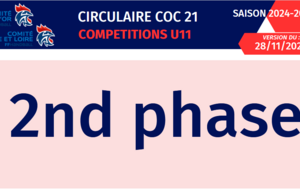 Réglement U11 2nd Phase saison 2024-2025